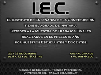 I.E.C  -Muestra de Trabajos Finales-