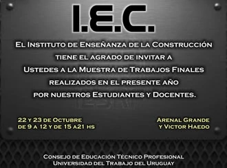 I.E.C  -Muestra de Trabajos Finales-