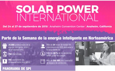 Semana dela energía inteligente en  Norteamérica – Del 24 al 27 de septiembre de 2018
