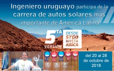 Ingeniero uruguayo participa de la carrera de autos solares más importante de América Latina